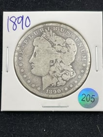 1890 Morgan Silver Dollar Coin