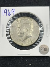 1969 Kennedy Half Dollar Silver Coin