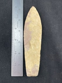 6 & 1/4" Agate Basin Indian Artifact Arrowhead