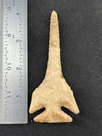 4" Drill Indian Artifact Arrowhead