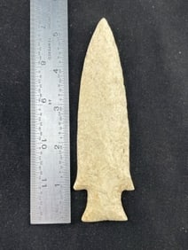 5 & 1/4" Hardin Indian Artifact Arrowhead