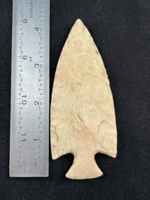 4 & 3/8" Snyders Indian Artifact Arrowhead