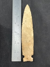 6 & 1/2" Hickory Ridge Indian Artifact Arrowhead