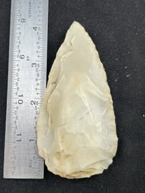 Chipped Celt Indian Artifact Arrowhead