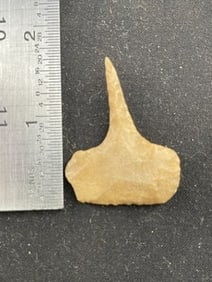 1 & 1/2" Drill Indian Artifact Arrowhead