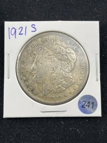 1921 S Morgan Silver Dollar Coin