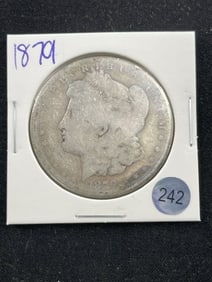 1879 Morgan Silver Dollar Coin