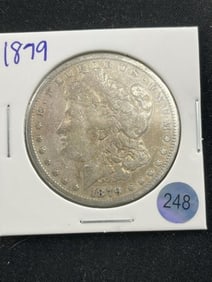 1879 Morgan Silver Dollar Coin