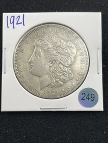 1921 Morgan Silver Dollar Coin