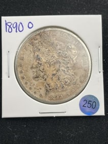 1890 O Morgan Silver Dollar Coin