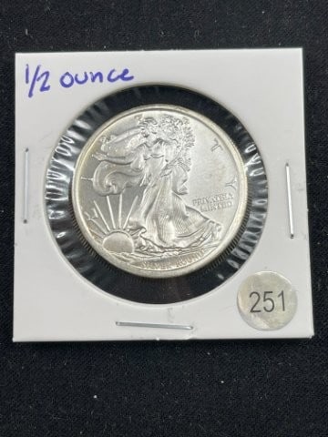 1/2 Ounce Silver Round Coin (1 of 2)