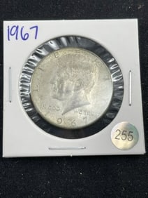 1967 Kennedy Half Dollar Silver Coin