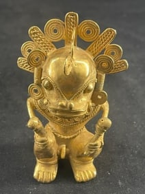 Tumbaga Tairona Gold Figurine UNKNOWN MATERIAL