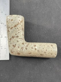 Stone Elbow Pipe Indian Artifact Arrowhead