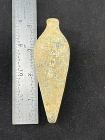 Plummett Indian Artifact Arrowhead