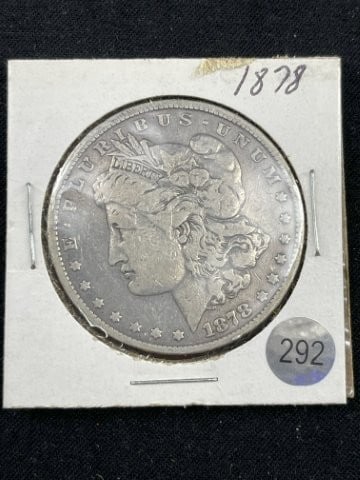 1878 Morgan Silver Dollar Coin (1 of 2)