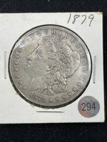 1879 Morgan Silver Dollar Coin