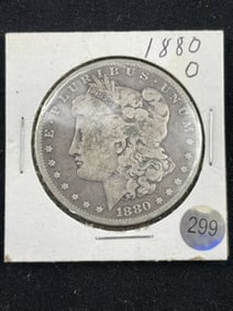 1880 O Morgan Silver Dollar Coin