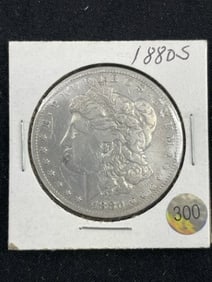 1880 S Morgan Silver Dollar Coin