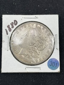 1880 Morgan Silver Dollar Coin