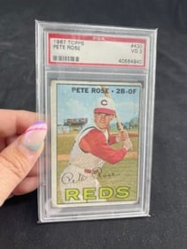 1967 Topps Pete Rose Baseball Card