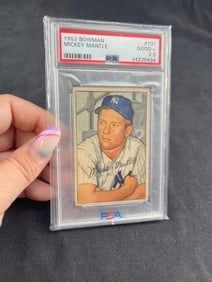 1952 Bowman Mickey Mantle Baseball Card