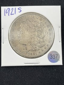 1921 S Morgan Silver Dollar Coin
