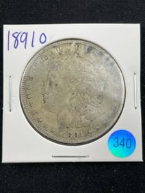 1891 O Morgan Silver Dollar Coin