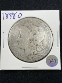 1888 O Morgan Silver Dollar Coin