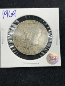 1969 Kennedy Half Dollar Silver Coin