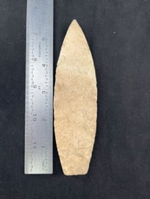 5 & 5/8" Agate Basin Indian Artifact Arrowhead