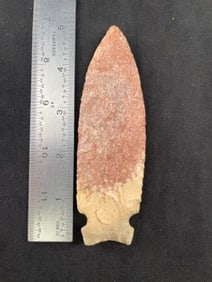 5 & 1/8" Graham cave Indian Artifact Arrowhead