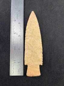 4 & 7/8" Hardin Indian Artifact Arrowhead
