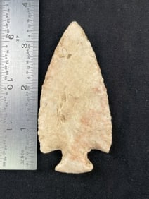 3 & 1/2" Hopewell Indian Artifact Arrowhead