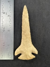 3 & 5/8" Drill Indian Artifact Arrowhead