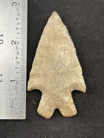 Montell point - Light brown S. Llano River chert Kimble Co. Ex- Conners