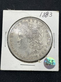 1883 Morgan Silver Dollar Coin
