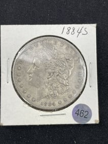 1884 Morgan Silver Dollar Coin