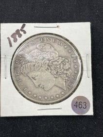 1885 Morgan Silver Dollar Coin