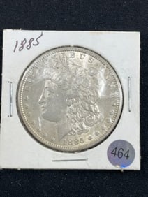 1885 Morgan Silver Dollar Coin