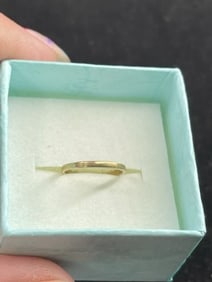 10K Carat 0.4G size .5 Baby Gold Ring