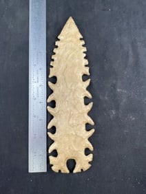 Tussinger Eccentric Indian Artifact Arrowhead
