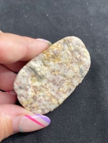 Quartz Boatstone Indian Artifact Arrowhead