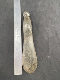 Bird Effigy War Club Indian Artifact Arrowhead