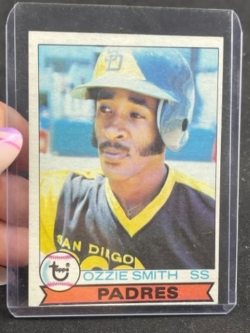 Topps Ozzie Smith Baseball Card (1 of 2)