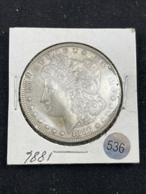 1886 Morgan Silver Dollar Coin