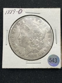 1889 O Morgan Silver Dollar Coin