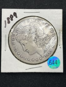 1889 Morgan Silver Dollar Coin