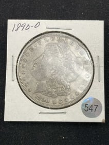 1890 O Morgan Silver Dollar Coin