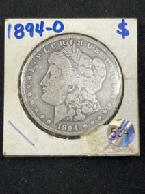 1894 O Morgan Silver Dollar Coin